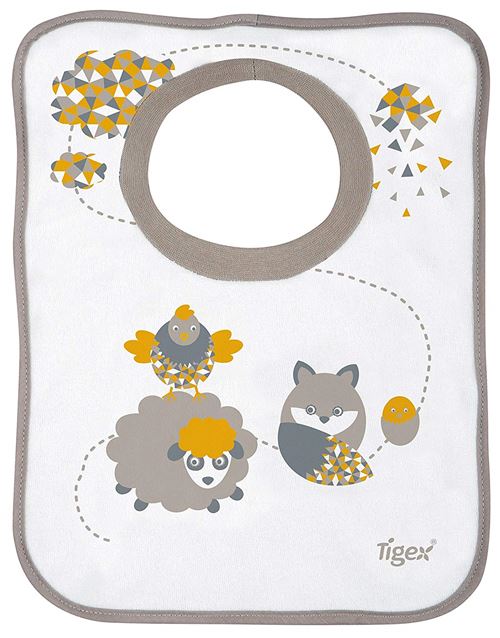 Tigex Bavoir à Enfiler Bleu +6 Mois