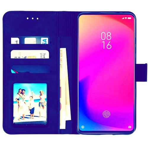 Etui Portefeuille BLEU Xiaomi Mi 9T , Mi 9T Pro