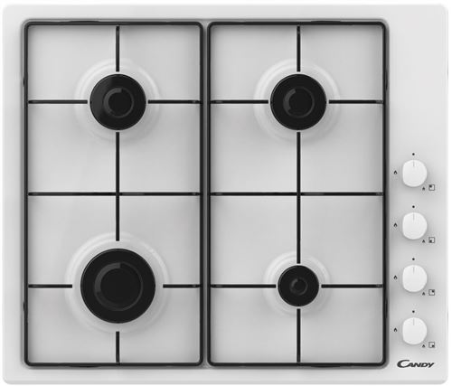 Cany Blanc Plaque Gaz Candy 7000W 60Cm, Chw 6 Lww
