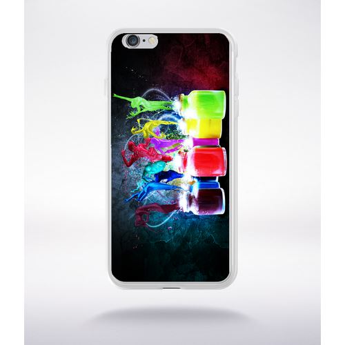 Coque Peinture Abstrait Silhouette Compatible Iphone 6 Plus Transparent