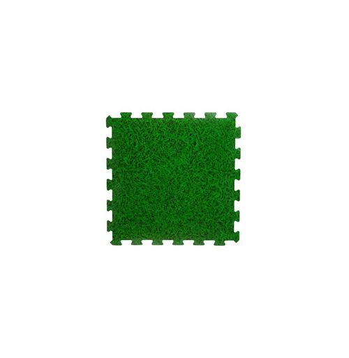 Tapis de sol modulable en mousse - 8 pièces - L 50 x l 50 cm - Vert