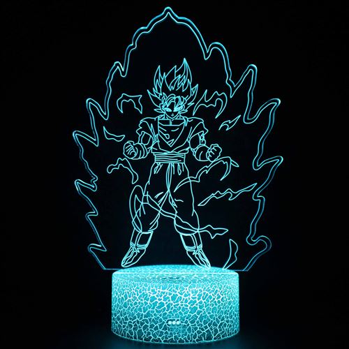 Stack Lampe 3D Tactile Veilleuses Enfant 7 Couleurs Avec Telecommande - Dragon Ball #1569 - Image 1