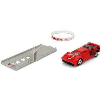 1 Transformers Vehicule Avec Lanceur Sideswipe Mission Racer Jouet