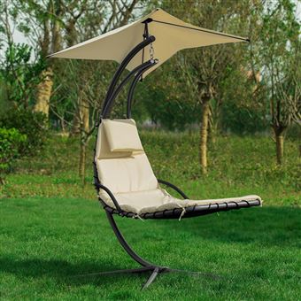 Bain De Soleil Hamac Transat Suspendu Lit Suspend Balancelle De Jardin Et Patio Fauteuil Sobuy Ogs39 Mi Transats Pour Bebe Achat Prix Fnac