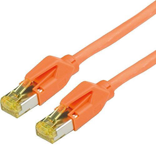 Draka Comteq Cat.6a 0.5m 0.5m Cat6a S/FTP (S-STP) Orange câble de réseau - Câbles de réseau (0,5 m, Cat6a, S/FTP (S-STP), RJ-45, RJ-45, Orange)