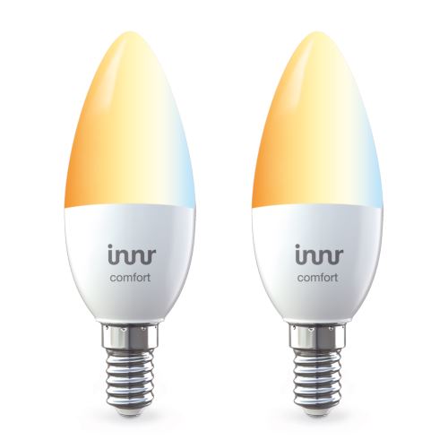 Ampoule led connectée - type e14 - blanc variable 2200k à 5000k - intensité variable - zigbee 3.0 - pack de 2