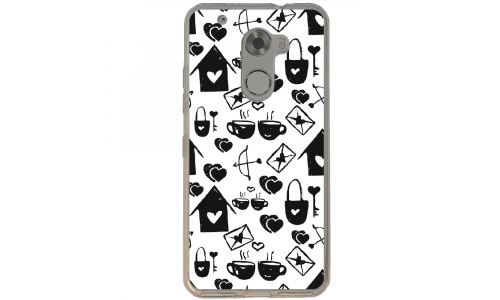 Coque souple pour Altice S61 avec impression Motifs Love coeur 3