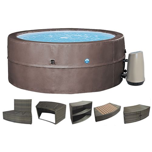 NETSPA Spa Vita premium 6 places + mobilier 5 éléments