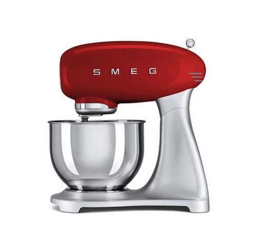 Robot pâtissier SMEG sur socle SMF02RDEU rouge