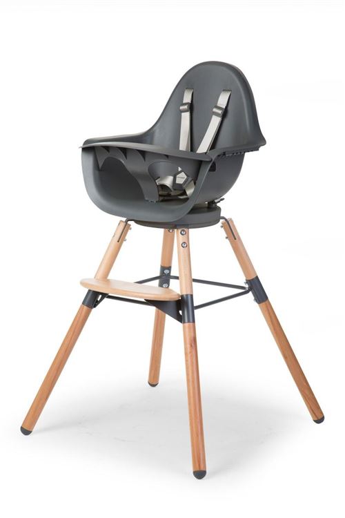 Chaise evolu one.80° naturel / anthracite - child wood