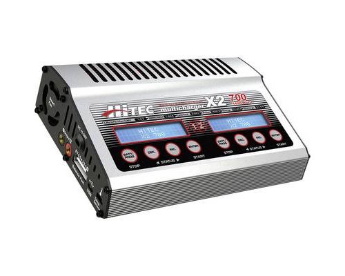 Hitec Multicharger X2 Chargeur multifonction de modélisme 24 V 30 A Li-polymère, Li-ion, LiFePO, LiHV, NiMH, NiCd, plomb