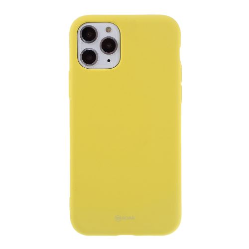 Coque en TPU fluorescence de la peau mate jaune pour votre Apple iPhone 11 Pro Max 6.5 pouces