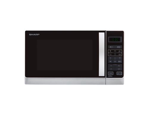 SHARP  R-642(IN)W - Four micro-ondes grill - 20 litres - 800 Watt - argent 