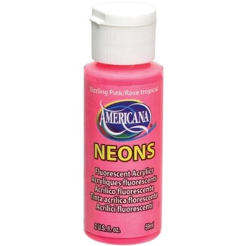 Americana bouteille de peinture acrylique sizzling pink neons - 59 ml ado01-03f