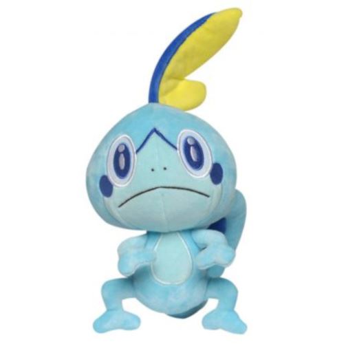 Pokémon peluche Sobble junior 20 cm bleu