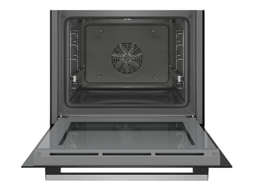 Siemens iQ300 HB553AER0 - Four - intégrable - niche - largeur : 56 cm - profondeur : 55 cm - hauteur : 58.5 cm - avec système auto-nettoyant - classe A - acier inoxydable