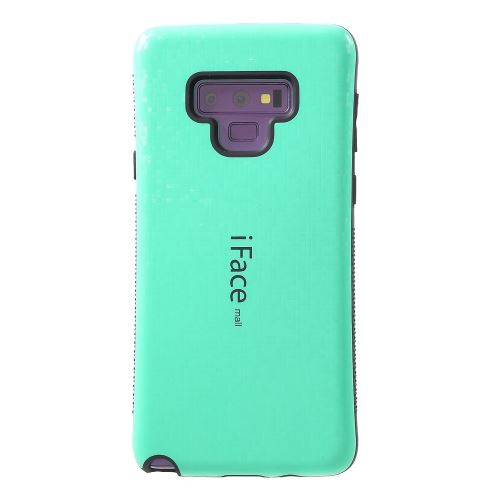Coque en TPU motif mosaïque hybride cyan pour votre Samsung Galaxy Note9 N960