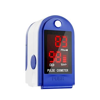 Oxymètre De Pouls Fingertip CON-TEC CMS50M - Affichage LED, Mesure SpO2 Et Fréquence Cardiaque