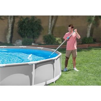 Kit de nettoyage Deluxe pour piscine Intex Bleu et Blanc