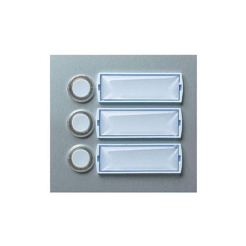 Plaque de sonnette 3x Friedland 400112 argent (mat, anodisé) 15 V