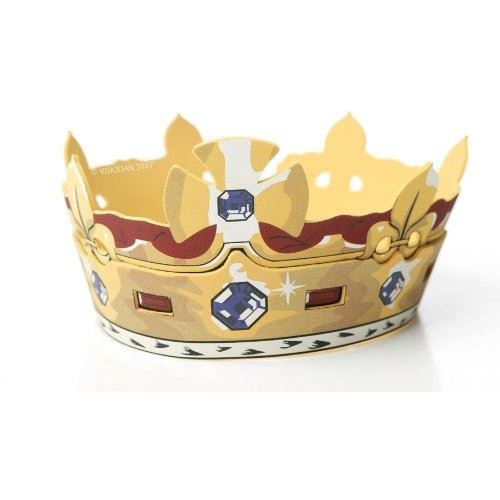 Bestsaller 57 x 11 cm roi couronne (multicolore)
