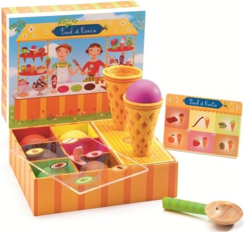 Dinette en bois Djeco Boîte à glace Paul et Cerise