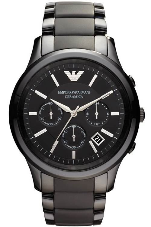 Montre Homme Armani Ceramica AR1452 Noir
