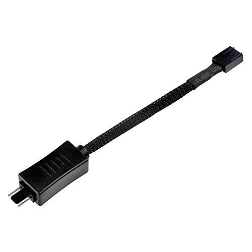SilverStone SST-CPF05-2 x 10cm câble de réduction de la vitesse du ventilateur PWM, manchonné noir