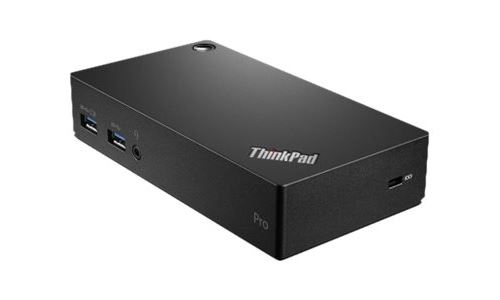 Station d'accueil Lenovo Thinkpad Usb 3.0 Pro Dock Usb 3.0 (3.1 Gen 1) Type-a Noir