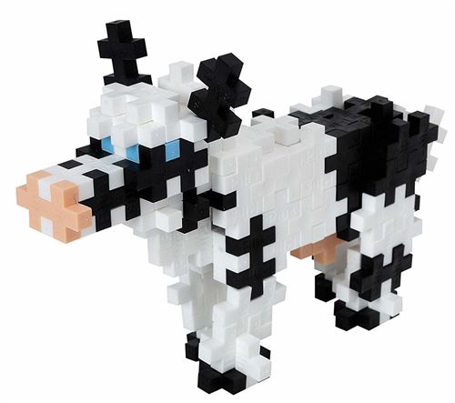 Jeu de construction Plus Plus mini Vache de base 100 pièces Noir et Blanc