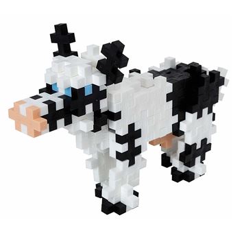 Jeu de construction Plus Plus mini Vache de base 100 pièces Noir et Blanc