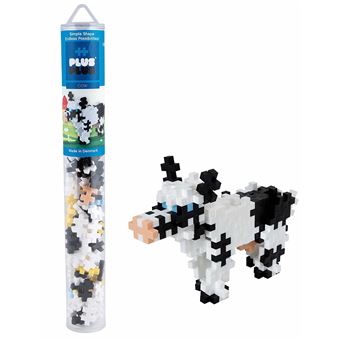 Jeu de construction Plus Plus mini Vache de base 100 pièces Noir et Blanc