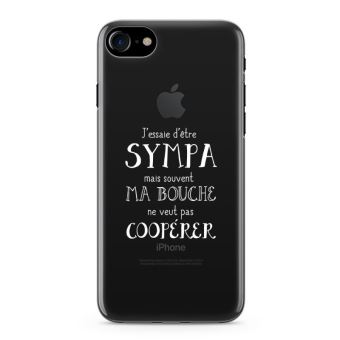 Coque iPhone 7 Plus Plus J'essaie D'être Sympa - Taille ...