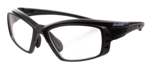 Eassun lunettes de cyclisme Pro RX Montura noir mat verre clair