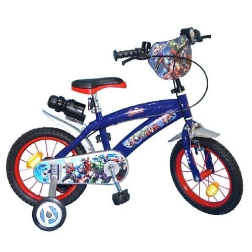 Avengers Velo Enfant Garcon - 14 - 4/7 Ans - Bleu