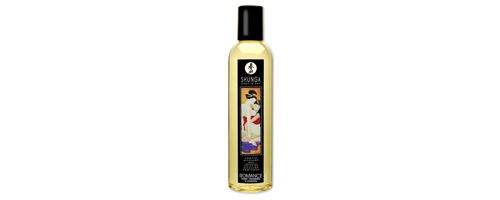 Huiles de massage Shunga (Couleur : Fraise - Vin pétillant/Romance)