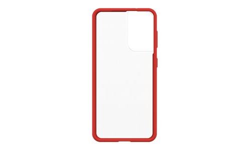 OtterBox React Series - ProPack Packaging - achterzijde behuizing voor mobiele telefoon - krachtig rood - voor Samsung Galaxy S21 5G