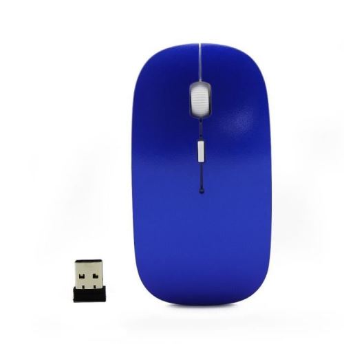 Vshop® Souris Sans Fil Bleu Pour Ordinateur, Pc, Ordinateur Portable, Macbook