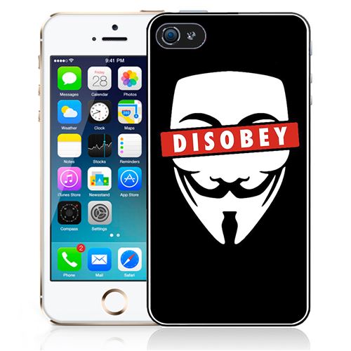 Coque pour iPhone 5C disobey anonymous