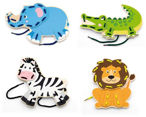 Viga Toys blocs de badigeonnage animal 4 pièces multicolore