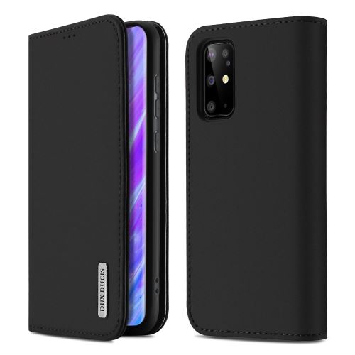 Etui en cuir véritable avec support noir pour votre Samsung Galaxy S11 6.7 pouces