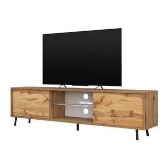 15 Sur Meuble Tv Meuble De Salon Lefyr 140 Cm Chene Wotan