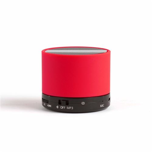 Livoo Haut-parleur compatible Bluetooth Rouge