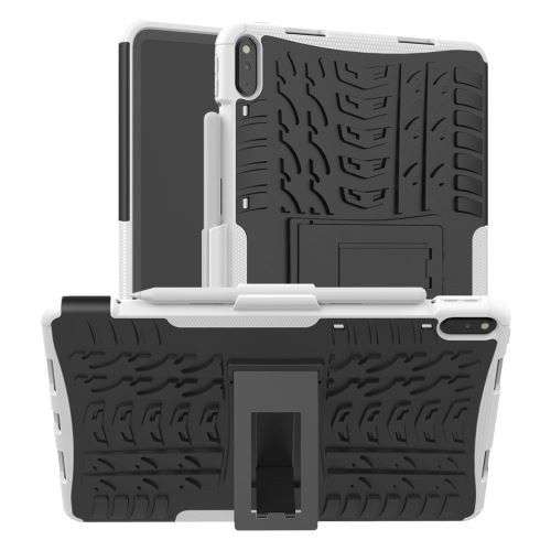 Coque en TPU style de pneu avec béquille blanc pour votre Huawei MatePad Pro 10.8
