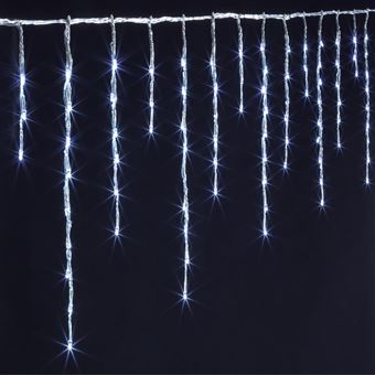 Féérie Lights & Christmas - Guirlande de Noël extérieure à 120 LED Xmas - L. 200 cm - Blanc froid - Xmas - 1