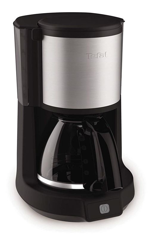 Tefal cm 3708 autonome entièrement automatique Cafetière (autonome, Machine à vide, 1,25 l, de café moulu, 1000 W, noir, acier inoxydable)