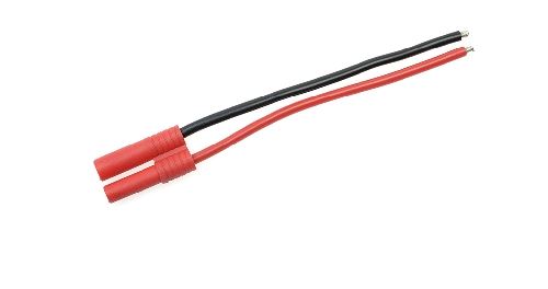 Connecteur Or 4mm Male 14awg (1.62mm Diam - 2.08mm2 Sect)