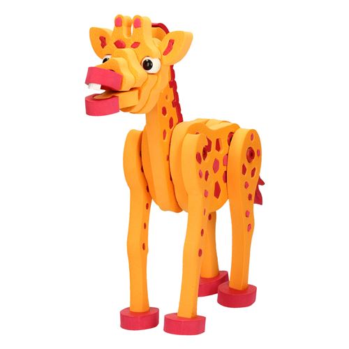 Jeu de construction en mousse Girafe, 110dlg.