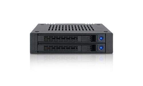 ICY DOCK ExpressCage Rack amovible sans plateau hot swap pour 2 x SSD SATA en baie de 3,5