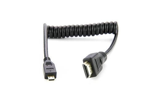 Atomos atomcab015 hdmi câble spirale micro hdmi vers hdmi full)